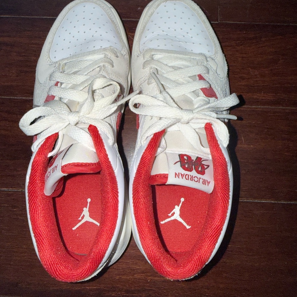 Jordan Kids Sneakers Red and White